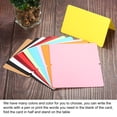 thumbnail image 4 of Unique Bargains Blank Greeting Cards,100 Pack Favor Decor Foldable Blank Card, Burgundy Card Paper, 4 of 5