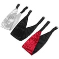 thumbnail image 3 of GOOHOCHY Faja de esmoquin de 3 piezas: Cinturón formal ajustable para bodas - Accesorio de tela para esmoquin de hombre - Faja de vestir, 3 of 8