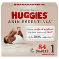 thumbnail image 3 of Huggies Skin Essentials Baby Diapers for Sensitive Skin, Size 1 (8-14 lbs), 84 Ct (Select for More), 3 of 16