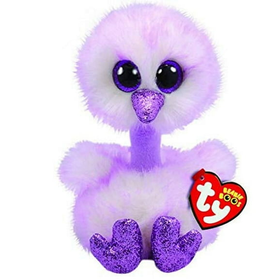 TY Beanie Boos -Kenya The Osterich (Glitter Eyes) Small 6" Plush