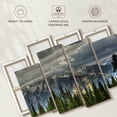 thumbnail image 6 of Elephant Stock San Juan Mountains Pine Forest Wall Art - Horizontal Multi Panel Canvas - Living Room Wall Decor - Nature Multi Panel - Gray And Green Decor - 68" x 42", 6 of 8