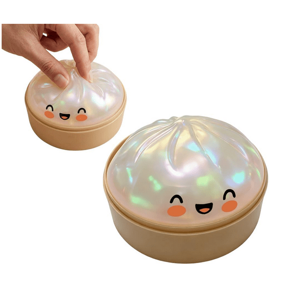 Dumpling Squishy Fidget Stuff | Soft Squeeze Decompression Dough | 3.94 Inch Anxiety Relief Stuff for Adults Office & Daily Life (A)