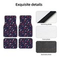thumbnail image 4 of Naloa Winter Outdoors Sports Car Foot Mat Set of 4 Pieces - Universal Floor Liner Neoprene Full Set Floor Mats for Cars Trucks SUV, 4 of 7