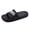 Black, variant on Home Silent Non-Slip Slippers | Beach Leisure and Bathroom Slippers, EVA Material, All-Season, Solid Color