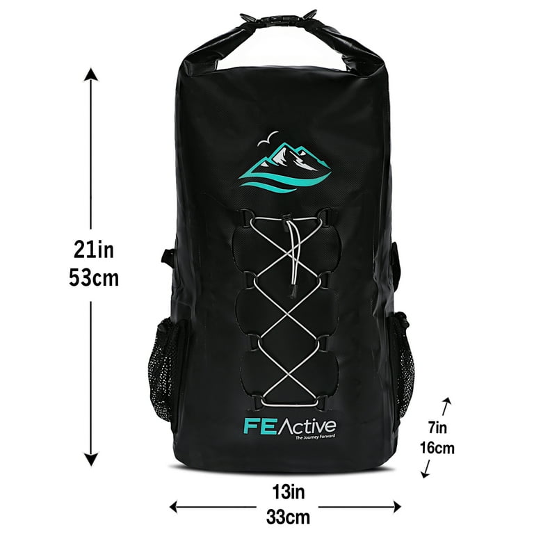 Fe Active 30L Eco Friendly Waterproof Dry Bag Backpack Great for All