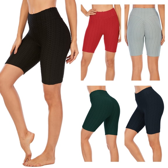 Five-point Yoga Pants for Women High Waisted Workout Leggings for Running Swimming Aerobics Fitness Pilates Sports Dance