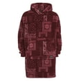 thumbnail image 4 of Dogg Supply by Snoop Dogg Men's Original Oversized Wearable Blanket with Kangaroo Pocket, 4 of 7