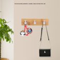 thumbnail image 5 of Craft Cart, Rolling Cart, 3 Tier Rolling Cart with Wheels, Shelf, Bathroom Cart, Storage Pages, Rolling Rack, White, 5 of 5