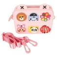thumbnail image 2 of Children Shoulder Bag, Adjustable Strap Kids Camera Bag DIY Pattern Large Capacity Stain Resistant  for School, 2 of 7
