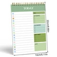 thumbnail image 2 of Eoozwa A5 Spiral Notebook Daily Planner with Sticky Notes 52 Pages for Portable Scheduling and Note Taking High Color Paper, 2 of 8