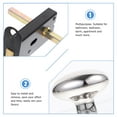 thumbnail image 4 of FRCOLOR deadbolt lock 1 Set Single Sided Deadbolt Hidden Commercial One-sided Deadbolt Door Handle,2.64"X2.52"X2.2", 4 of 5