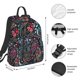 thumbnail image 2 of Disketp Paisley Mochila Ligera e Impermeable, Mochila de Día Resistente para Viajes, Senderismo y Uso Diario para Hombre y Mujer, 2 of 7