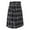 Grey, variant on Men's Scottish Style Plaid Pleated Skirt – Fashion Contrast Color Kilt with Pocket – Casual Utility Skirt for Summer Spring – Sizes M-XXXXL