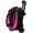 Black/Hot Pink, variant on Pyramid Path Premium Deluxe Double Roller Bowling Bag