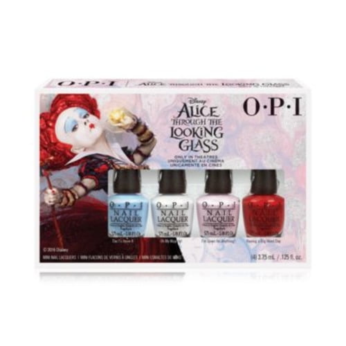 Opi Nail Polish Brights Alice 4 Piece Mini Pack Walmart Com