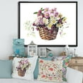 thumbnail image 3 of Designart Bouquet From Meadow Flowers In The Basket FLOAT FRAME WALL ART, 3 of 4