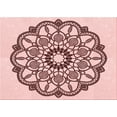 thumbnail image 1 of Ahgly Company Machine Washable Indoor Rectangle Transitional Light Rose Pink Area Rugs, 8' x 10', 1 of 1