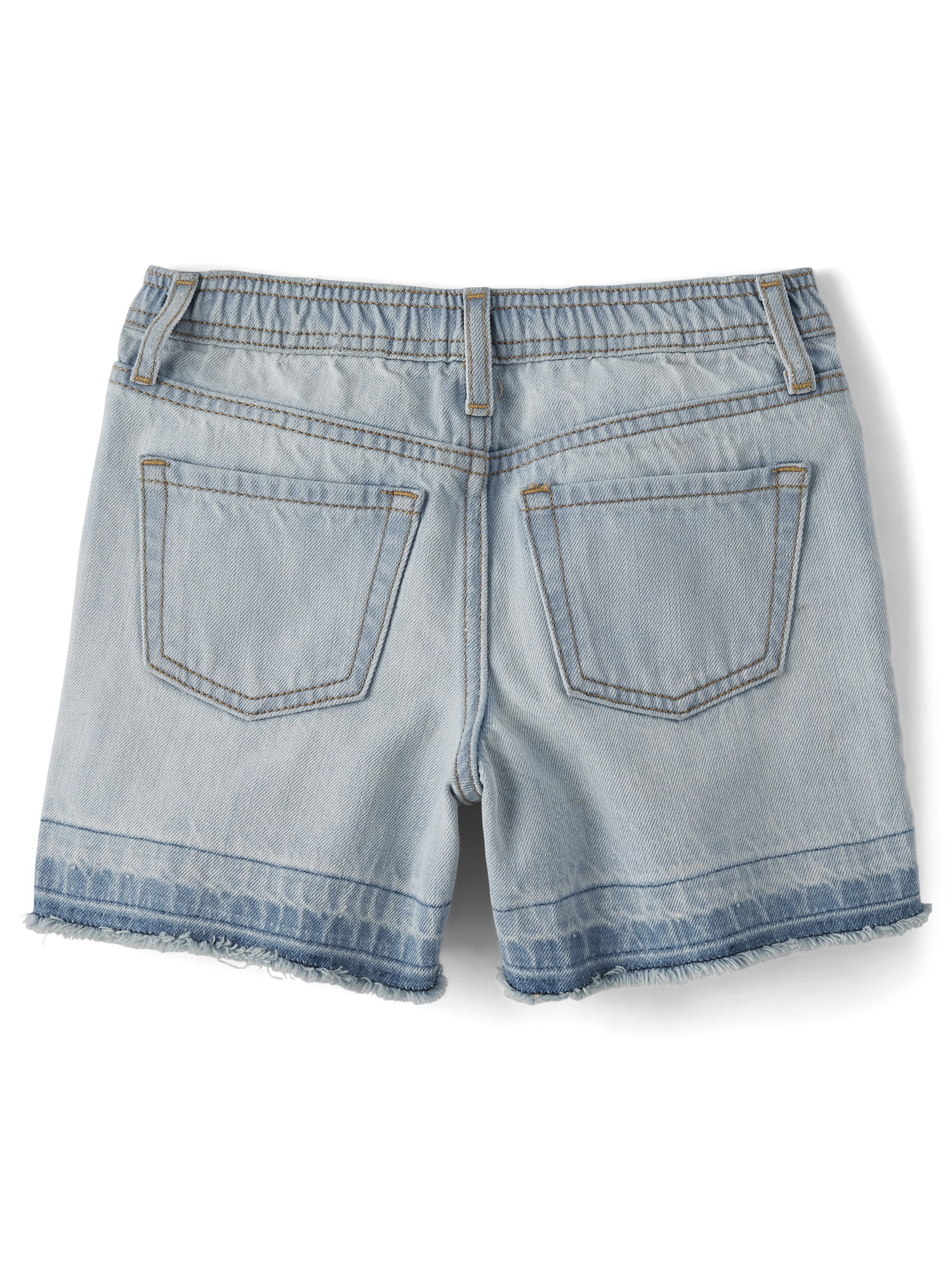 The Children's Place Girls Relaxed Fit Destructed Denim Midi Shorts, Sizes 4-16