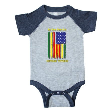 

Inktastic My Paw Paw is a Vietnam Veteran Gift Baby Boy or Baby Girl Bodysuit