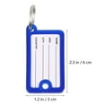 thumbnail image 2 of Minkissy 40Pcs Key Identify Tags Assorted Color PP Clear Window Design for Keys, 2 of 8