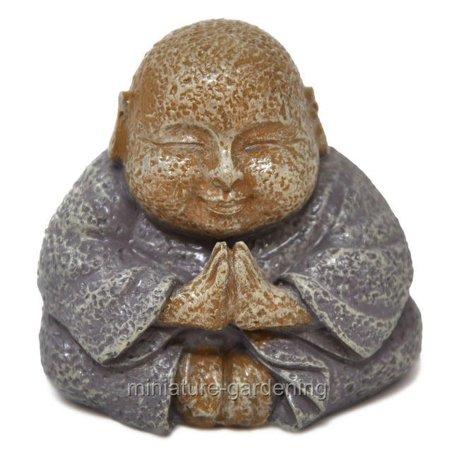 Miniature Smiling Buddha for Miniature Garden, Fairy Garden