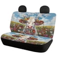 thumbnail image 2 of Pzuqiu Flower Bull Car Seat Covers Lightweight Car Seat Covers Full Set, Easy to Install, Suitable for Sedan Seats Van Seats, Fit for Truck Trucks, 2 of 10