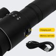 thumbnail image 4 of Visión Nocturna Infrarroja Monocular, Cursor Cruzado Móvil HD Video Digital Screen Night Vision Monocular Para Navegación Para Viajar, 4 of 7