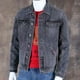 thumbnail image 2 of Abrigos de mezclilla para hombre, chaqueta vaquera azul de otoño para hombre con bordado, talla L Y2k, ropa holgada de tela para hombre, alta calidad, G grande, 2 of 4