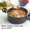 thumbnail image 6 of GoodCook Pro Long Handle Nylon Kitchen Ladle for Dishing Soups and Stews, 6 of 19