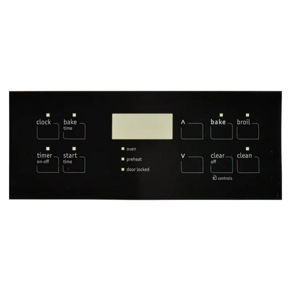 316419141CM Range / Oven Control Overlay (Faceplate) Replaces 316419141