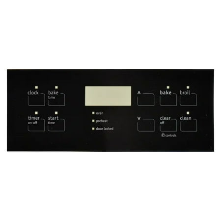316419141CM Range / Oven Control Overlay (Faceplate) Replaces 316419141