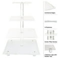 thumbnail image 4 of Great Northern Popcorn 4-Tier Square Cupcake Stand with LED Lights, 4 of 8