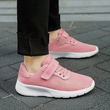

Boys Girls Shoes Breathable Lightweight Comfy Athletic Running Shoes Hook And Loop Outdoor Non Slip Walking Shoes For Toddler Children Kids Sneakers Spring And Summer