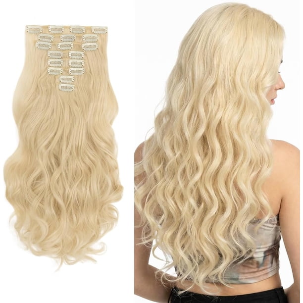 Yanonmyfd Clip In Hair Extensions 26 Inch Straight, 8 Pieces 18 Clips, Heat Resistant Synthetic Hair, 130g, Jet Black
