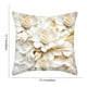 thumbnail image 3 of Funda de almohada navideña de 45x45cm - Decoración navideña para sofá o cama - Patrón de flores doradas - Tela corta y suave, 3 of 6