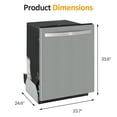 thumbnail image 7 of Sunvivi 24" Stainless Steel Built-in Dishwasher, 14-16 Place Settings Dishwasher Machine, 8 Wash Programs, Energy Star, Sliver, 7 of 7