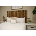 thumbnail image 4 of Barn Walls Floating 4 Panel Wall Solid Wood Headboard, Dark Walnut, King, 4 of 9