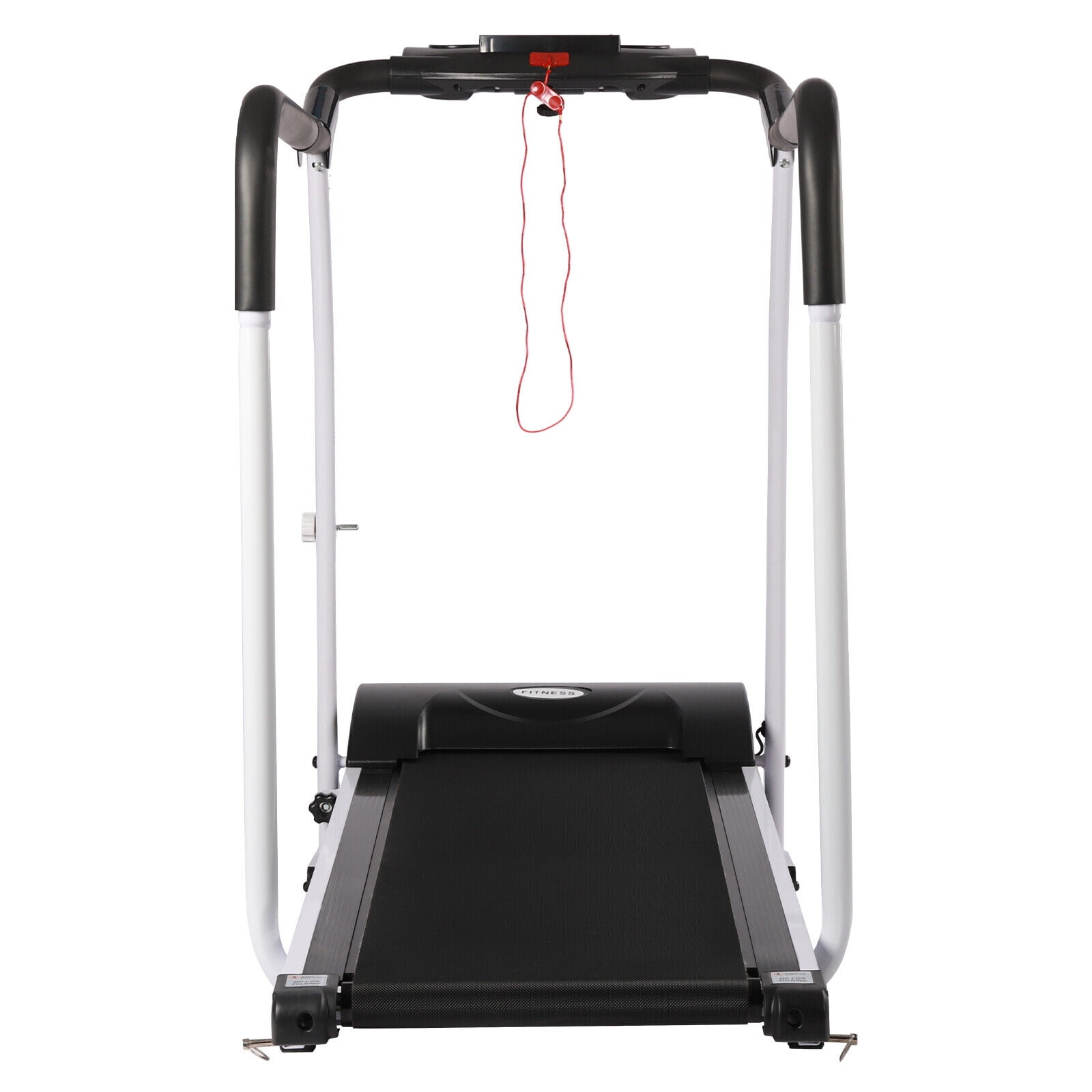 Foldable Treadmill for Home Use – 220lbs Weight Capacity, Adjustable Speed & Slope, Quiet 1.0HP Motor, LCD Display with Heart Rate Monitor