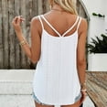 thumbnail image 5 of XFLWAM Tank Tops for Women Spaghetti Strap Tops V Neck Zipper Sleeveless Camisole Sexy Casual Summer Trendy Cami Shirts, 5 of 7