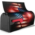 thumbnail image 3 of American Flag Patriotic Mailbox Covers Magnetic Post Box Cover Wraps Standard Size 21x18 in Inches for Garden Yard Decor, 3 of 7