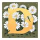 thumbnail image 1 of Cuadros Decorativos 5D DIY taladro cuadrado completo diamante pintura letra D Margarita decoración del hogar arte artesanal Wdftyju de costura negro 4 estilos, 1 of 9