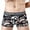 White, variant on Mens Underwear Men's Cotton Camouflage Printed Boxer Briefs Breathable Briefs