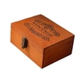 thumbnail image 4 of Caja de almacenamiento de madera con cajas de regalizador de baratijas de la baratija de la baratija con bloqueo para clips de cabello, 4 of 8