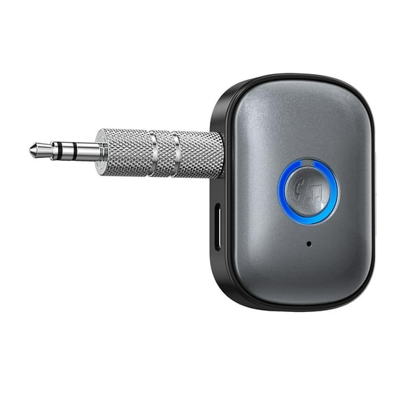 Bluetooth 5.3 Receiver, 3.5mm AUX Bluetooth Adapter with Noise Reduction, Plug and Play, Wireless Audio Receiver for Car, Audio Systems, Speakers