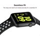thumbnail image 4 of Compatible con Apple Watch Band 38-40 mm / 42 mm-44 mm, correa de muñeca de repuesto deportiva de silicona transpirable Compatible con iWatch Series 5/4/3/2/1 MFZFUKR 2033261-18, 4 of 9