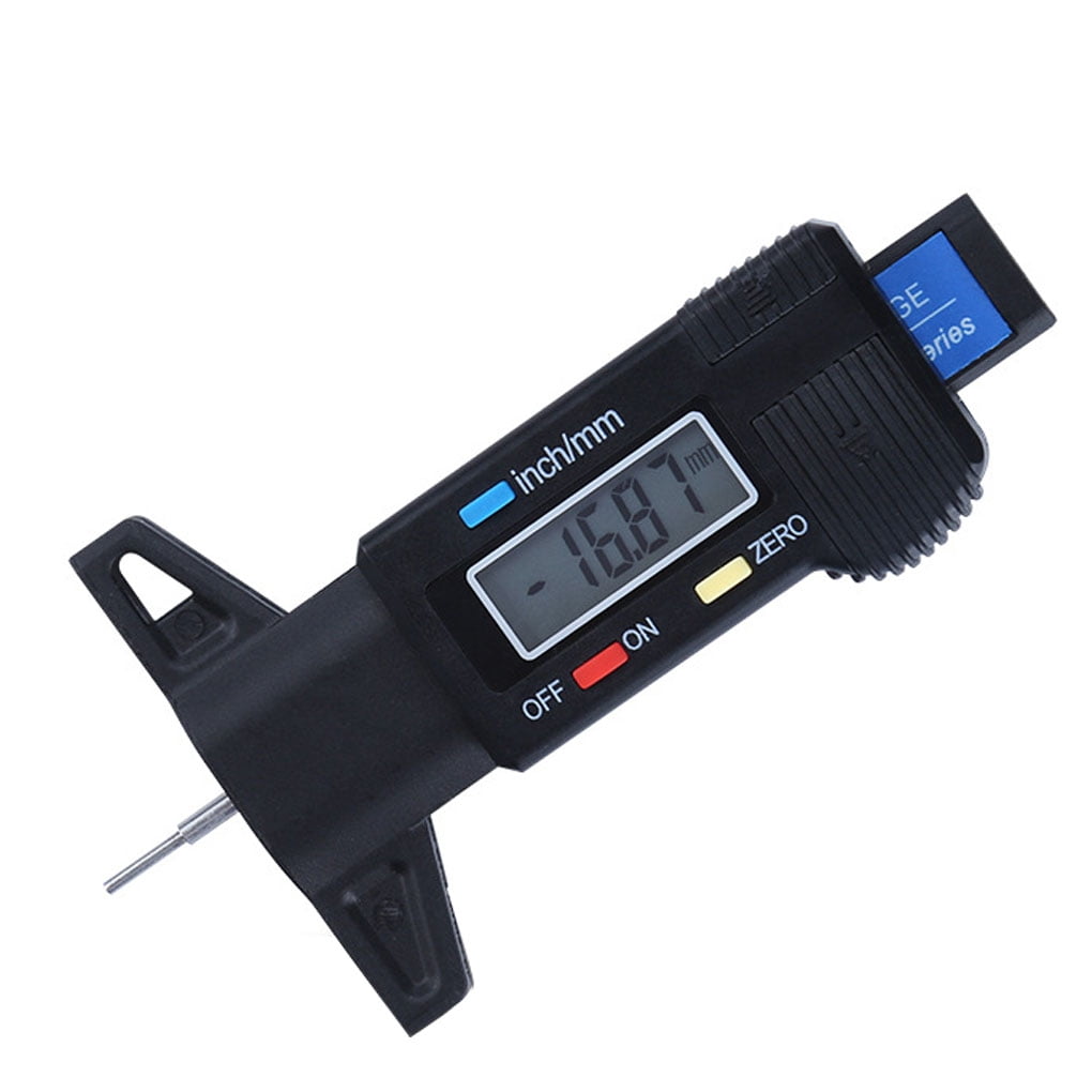 Digital Car Tire Tread Depth Tester 025mm Tyre Tread Depth Gauge Meter