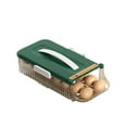 thumbnail image 1 of MesaSe Egg Storage Box with Date Scale Rolling Slide Organization Plastic Egg Container Fridge Drawer Organizer Box Kitchen Supplies, 1 of 12