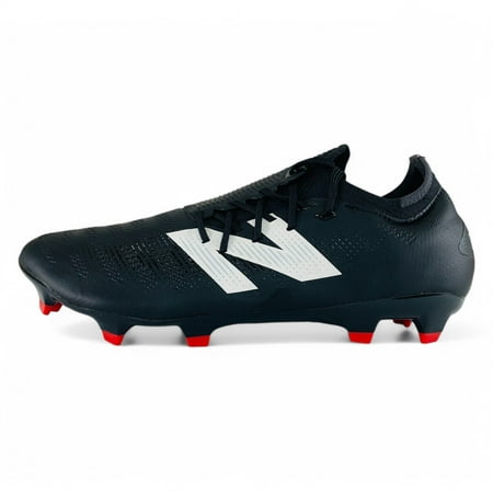 New Balance Furon Pro FG v7+ Black White True Red Men's Wide Firm Ground Soccer Cleats SF1FB75, Men's U.S. Shoe Size 10