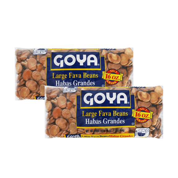 Goya Foods Dry Large Fava Beans (16 oz, 2-Pack)