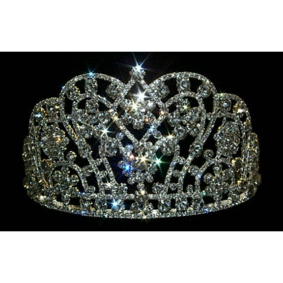 #12503 Large Butterfly Cluster Tiara - Flat Base